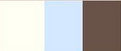 IVORY+BABY BLUE+CHOCOLATE